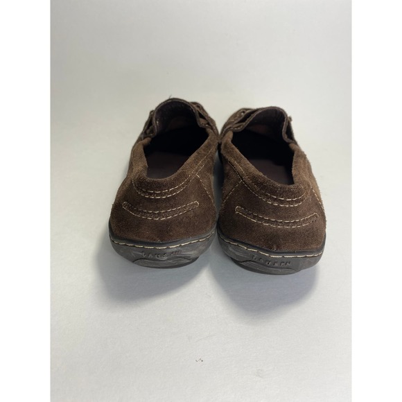 Lauren by Ralph Lauren Hildy Suede Leather Brown Driving Shoe Loafer - Picture 3 of 5